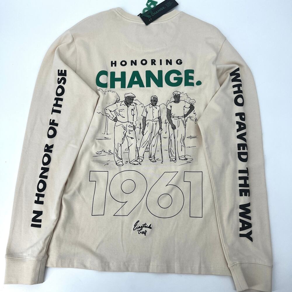 Eastside Golf Jordan Honoring the Change 1961 Long Sleeve T Shirt Size M NWT